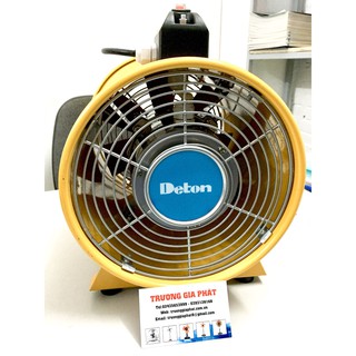 QUẠT HƯỚNG TRỤC THÔNG GIÓ DETON DVT20 (LOẠI XÁCH TAY)