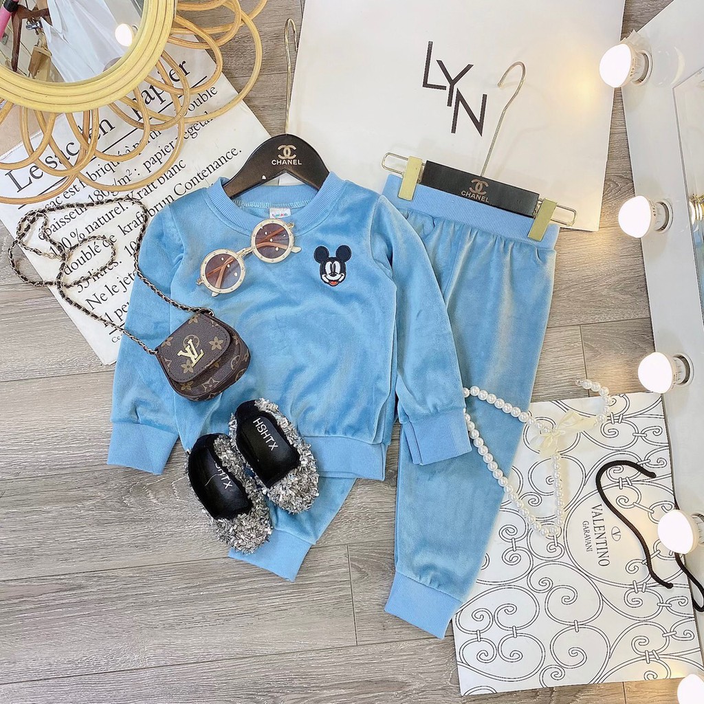 ttn Bộ nhung Mikey mềm mại siêu hot - BNM