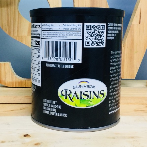 [Mã GROSALEHOT giảm 8% đơn 250K] [Mẫu mới chuẩn USA - DATE 4/2022] Nho Khô Hỗn Hợp Sunview Raisins Mỹ 425g | BigBuy360 - bigbuy360.vn