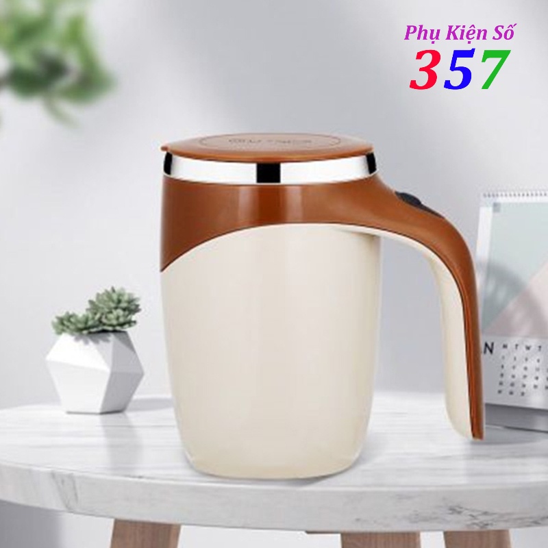 Ly cà phê tự động khuấy sử dụng pin tiện lợi dùng cho văn phòng Á