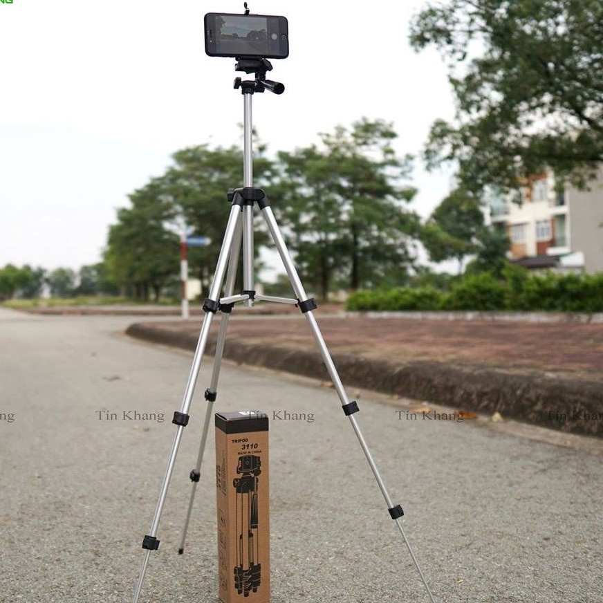 Tripod giá đỡ điện thoại máy ảnh livestream có remote mini xịn giá rẻ nhất 3110/3120/A 3 chân - lala17