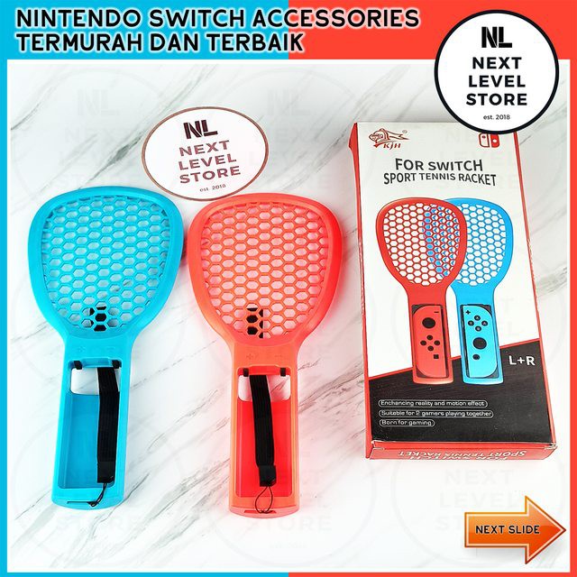 Set 1 Bộ 2 Vợt Tennis Nintendo Switch Kjh Chất Lượng Cao