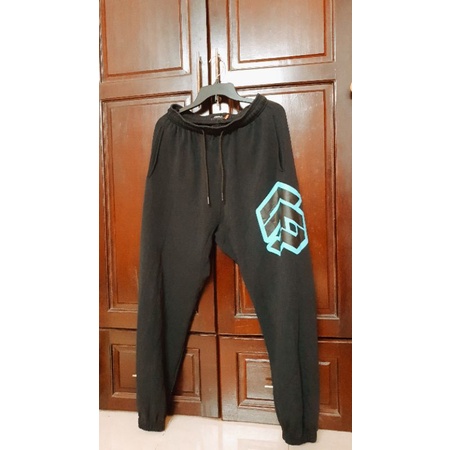 Quần 5THEWAY jogger sweatpants streetwear màu đen size XL