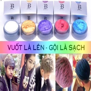Sáp vuốt tóc đổi màu, sáp nhuộm tóc tạm thời
