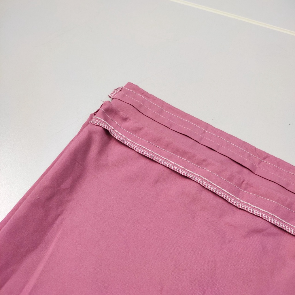 Vỏ gối ôm 35x100cm cotton tici hàng đẹp màu hồng mận