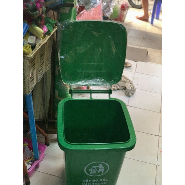 THÙNG RÁC CÔNG NGHIỆP NHỰA HIỆP THÀNH 60 LÍT -CÓ BÁNH XE