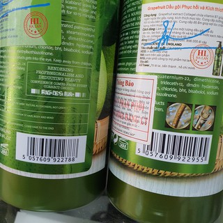 DẦU GỘI XẢ BƯỞI KÍCH THÍCH MỌC TÓC GRAPEFRUIT 850ML*2