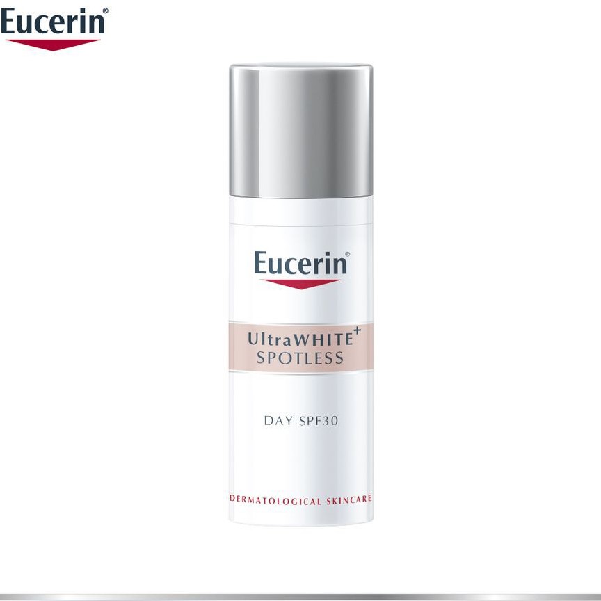 [Mã FMCGM100 - 10% đơn 500K] Kem dưỡng trắng sáng da ban ngày Ultra White Spotless Day SPF 30 50ml - Eucerin