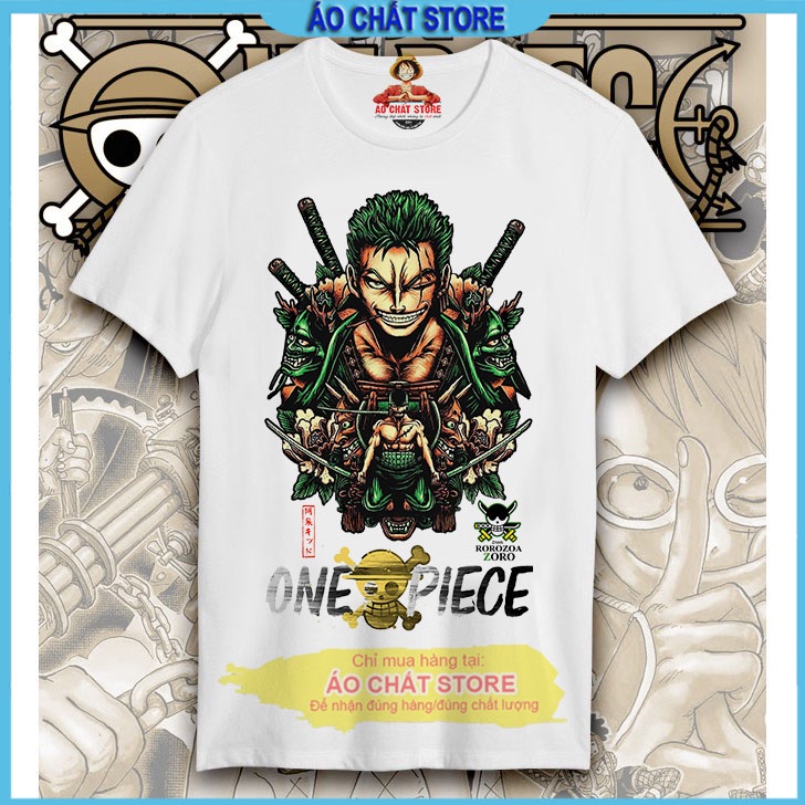 Áo Thun One Piece Băng Mũ Rơm Zoro | Luffy | Sabo | Ace mẫu mới OP195 | Áo Chất Store