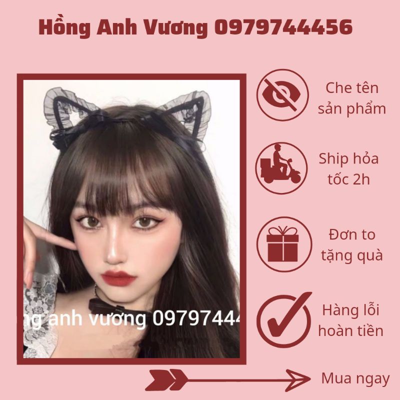 Bờm tai mèo mickey tai thỏ bunny baby dễ thương