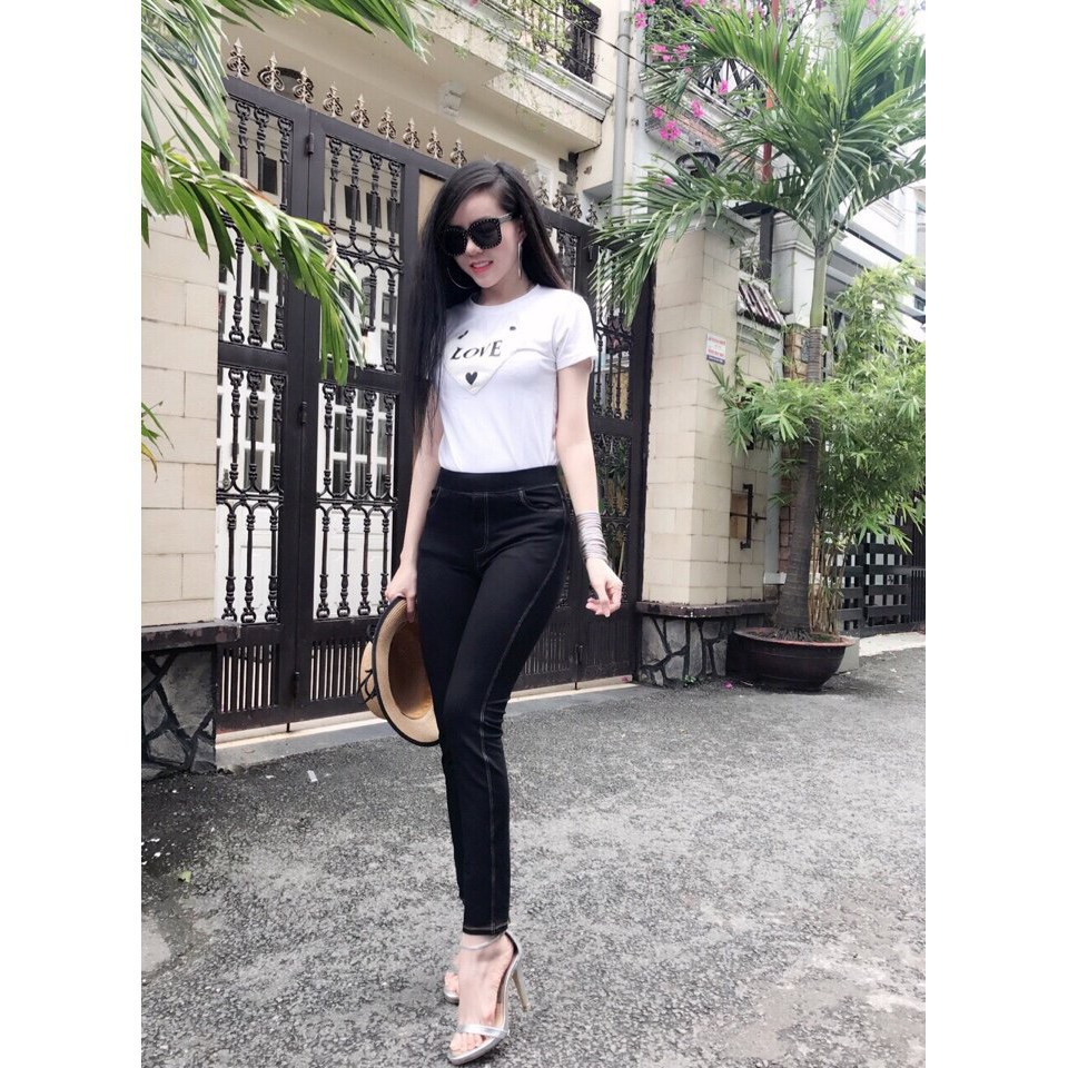 (BÁN SỈ)QUẦN LEGGING GIẢ JEAN 4 TÚI loại 1- MUA 2 QUẦN TẶNG 1 ÁO THUN | BigBuy360 - bigbuy360.vn