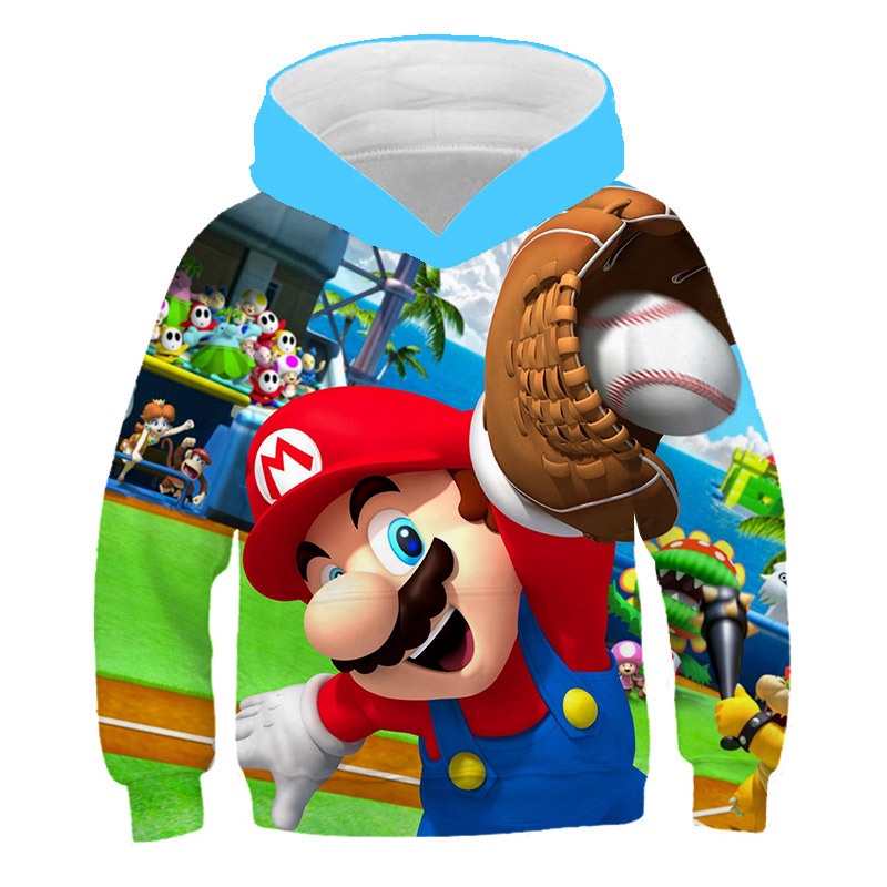 Áo Hoodie Thể Thao In Họa Tiết game Hoạt Hình 3D Vui Nhộn Thời Trang Cho Bé Trai Và Gái