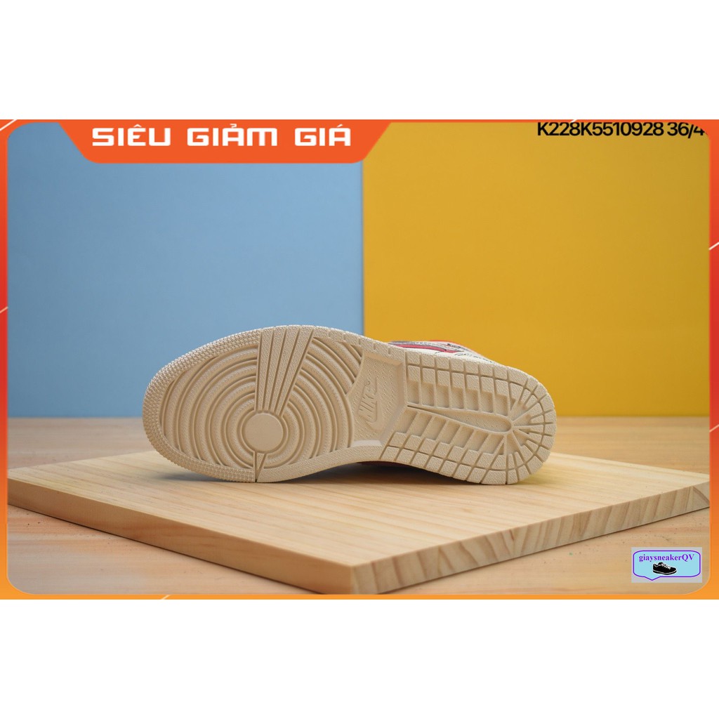 Giày thể thao sneaker Air Jordan 1 Retro High Phantom Gym Red  siêu đẹp dành cho nam và nữ