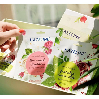 Combo 5 Mặt Nạ Dưỡng Ẩm Hazeline Trà Xanh Và Lựu Đỏ(lionking455)