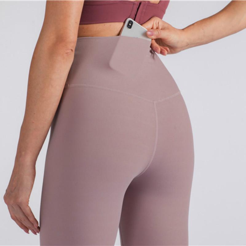 Quần Legging Thể Thao Nữ Tập Gym Cao Lưng Quần Lửng 7/8 Tấc Yoga