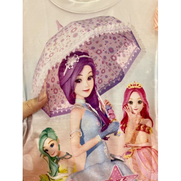 Bộ bé gái hình công chúa cánh tiên