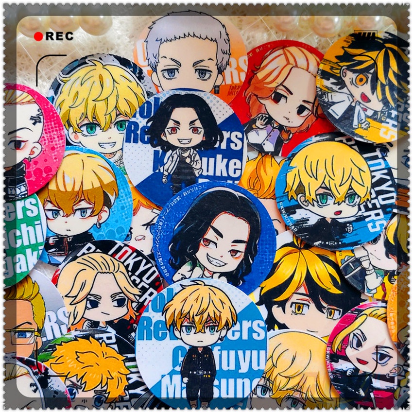 ★★★ Tokyo Revengers Q-2 Mini Diary Manual Stickers ★★★ 40Pcs/Set Anime DIY Fashion Scrapbooks Album Decor Decals Stickers
