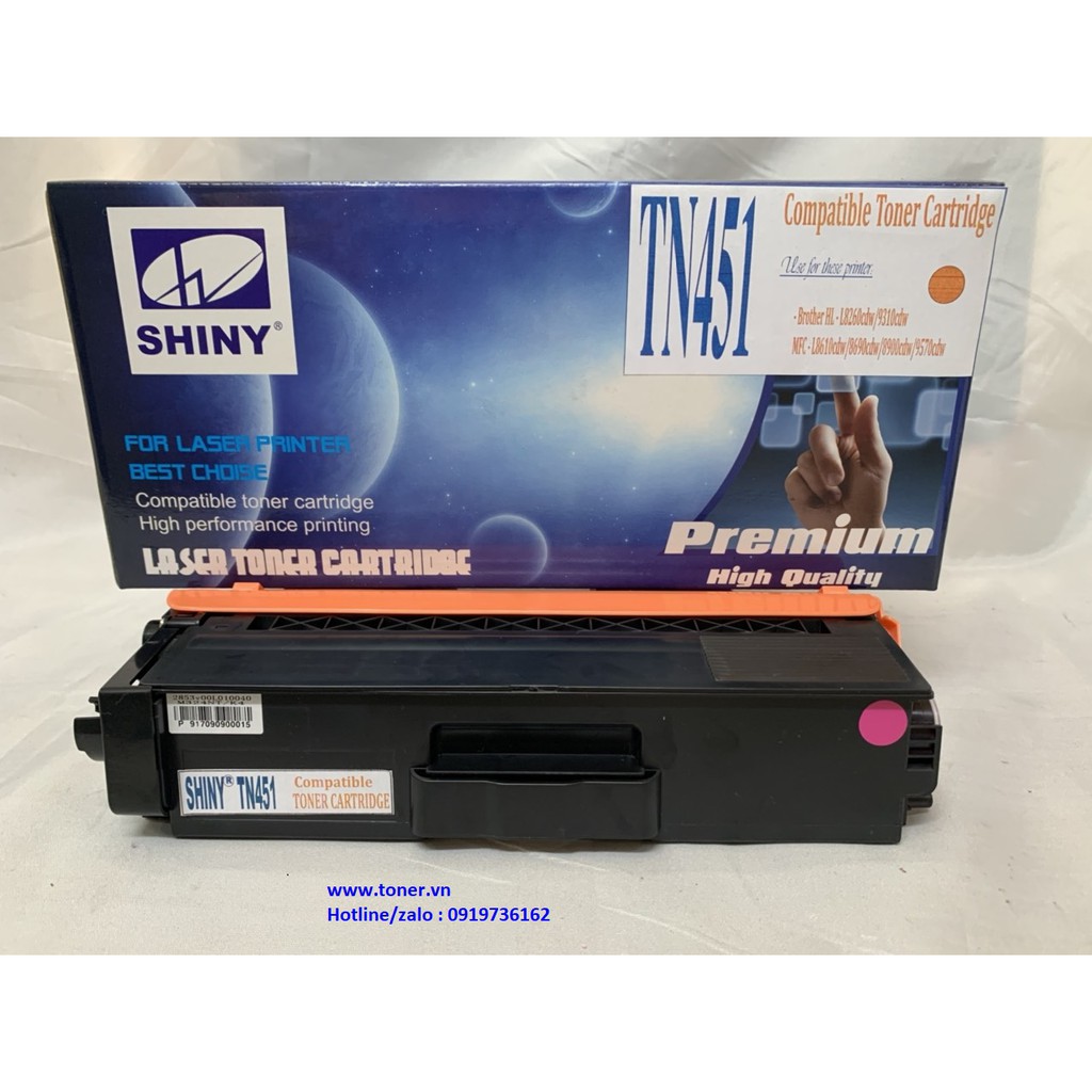 Hộp mực Brother TN451 dùng cho máy in màu Brother HL-8260CDN/8360CDW/8690/CDW/8900 ( hiệu SHINY )