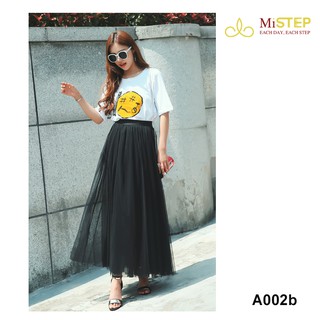 Chân Váy Lưới Dài A002b