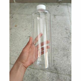 Chai 1 lít nắp vặn màu trắng_ chai 1 lít