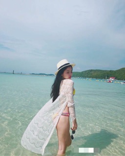 Áo choàng ren đi biển sexy  (kèm ảnh thật)