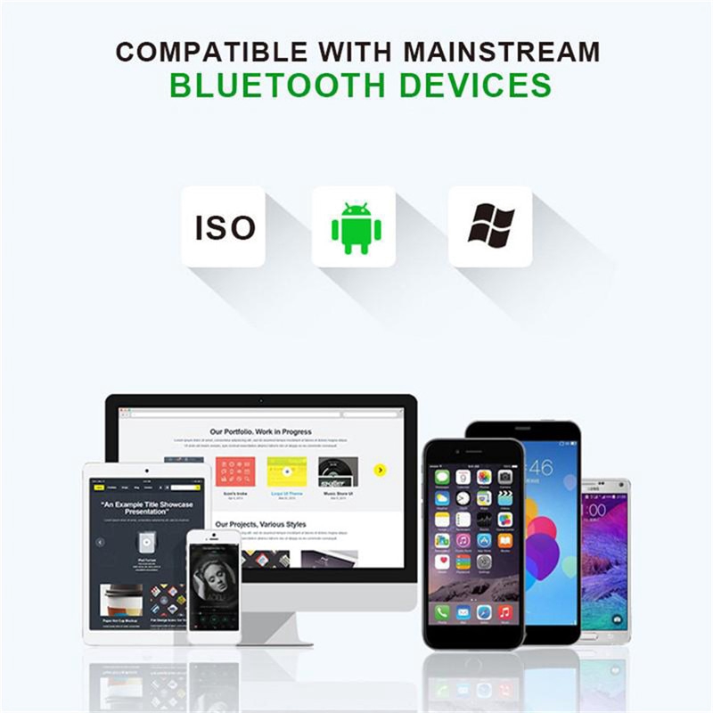 Tai Nghe Bluetooth V5.0 Không Dây KèM Mic Cho iPhone Xiaomi