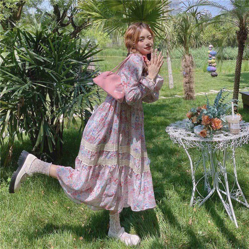 Váy Babydoll hoa nhí