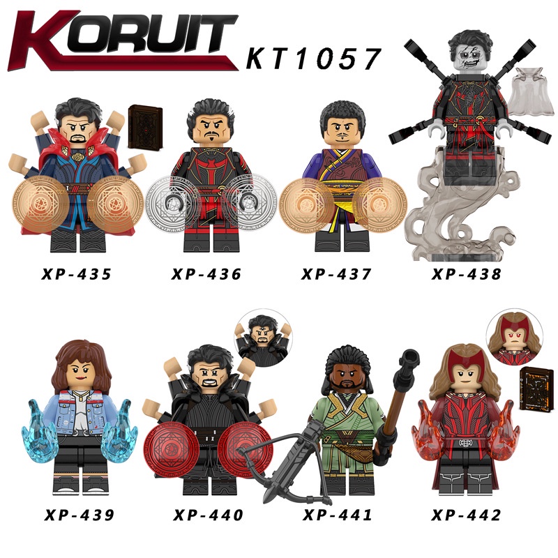 Minifigures Các Mẫu Nhân Vật Trong Phim Doctor Strange 2 Phù Thủy Tối Thượng  DC KT1057 - Đồ Chơi Lắp Ráp