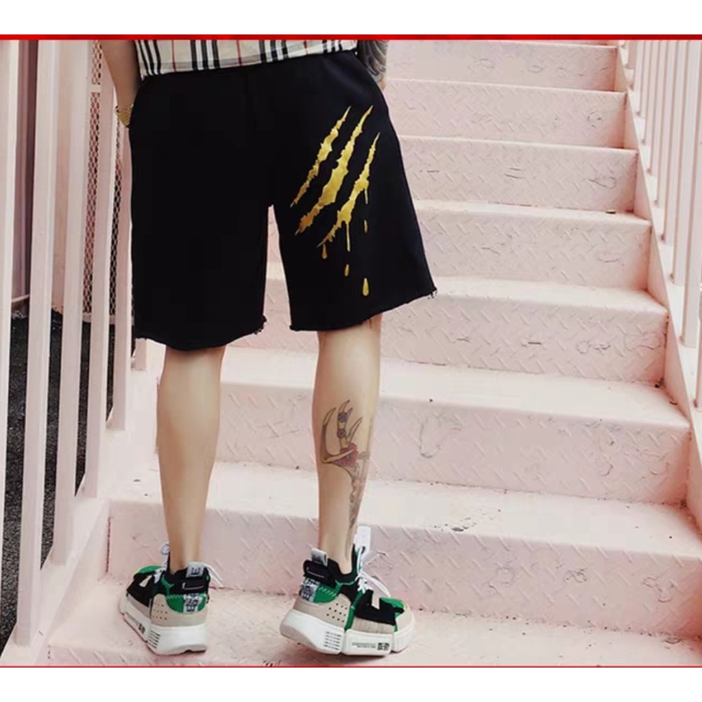 Quần Short thun WOUND - Cào Xi II - Giá sỉ Unisex