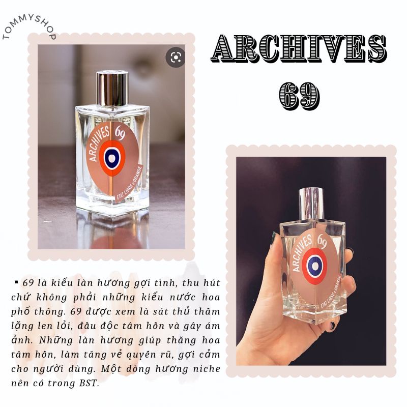 ♥️ Ống thử nước hoa Etat Libre D'Orange Archives 69 💋