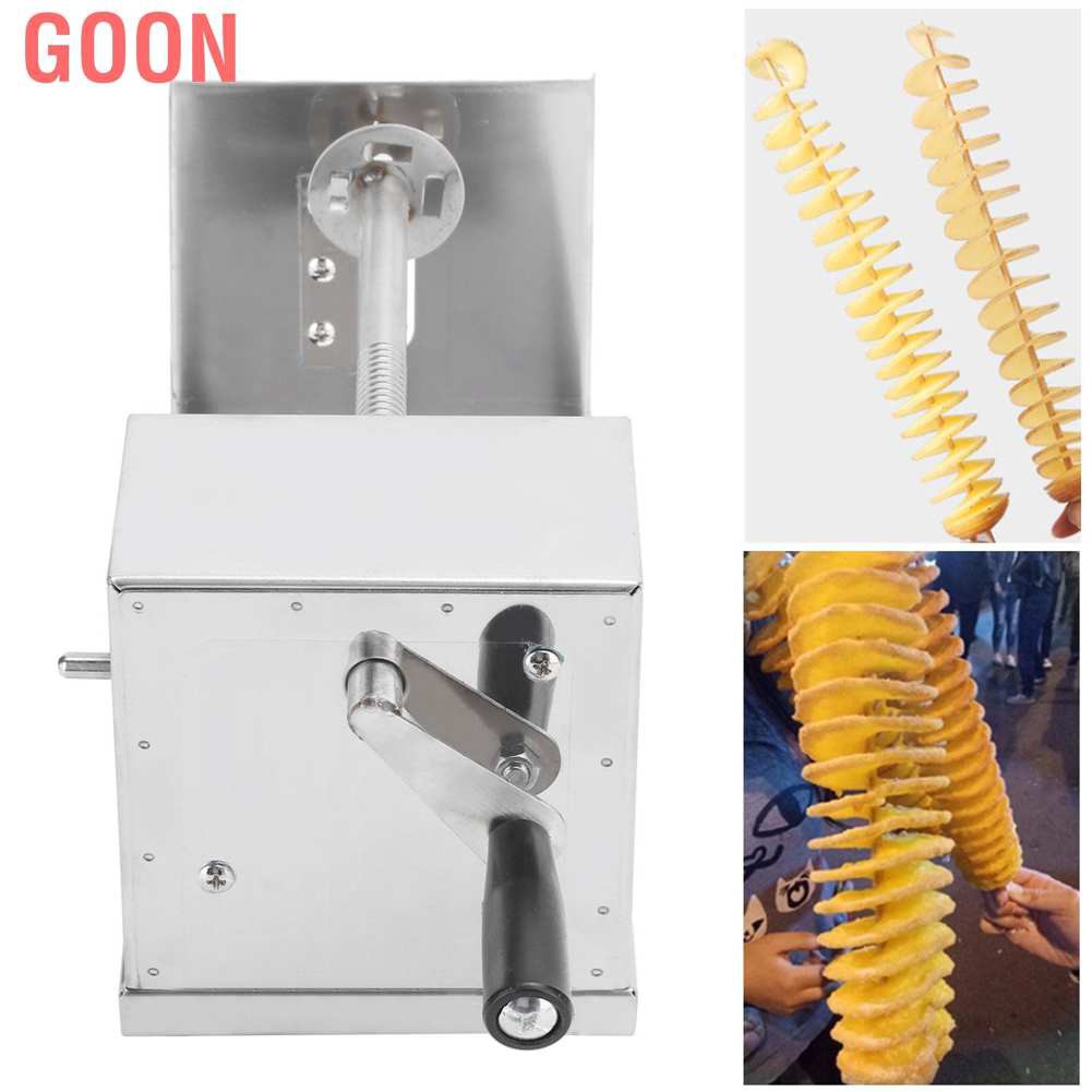 Goon Dụng Cụ Cắt Khoai Tây Lốc Xoáy Bằng Thép Không Gỉ