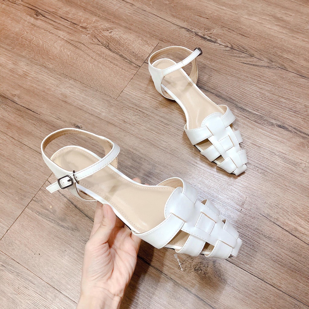 Giày nữ  sandal chiến binh nữ đế bệt mũi rọ mẫu mới hot 2021 mã XD MINHTUYETSHOES