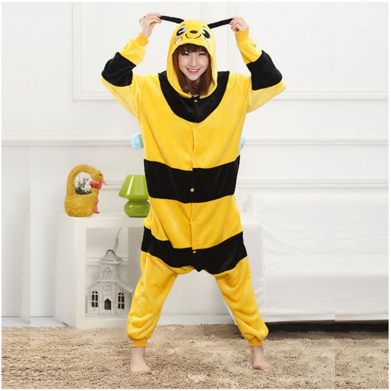 Đồ Ngủ Liền Thân Hình Con Ong One Piece Cho Người Lớn
