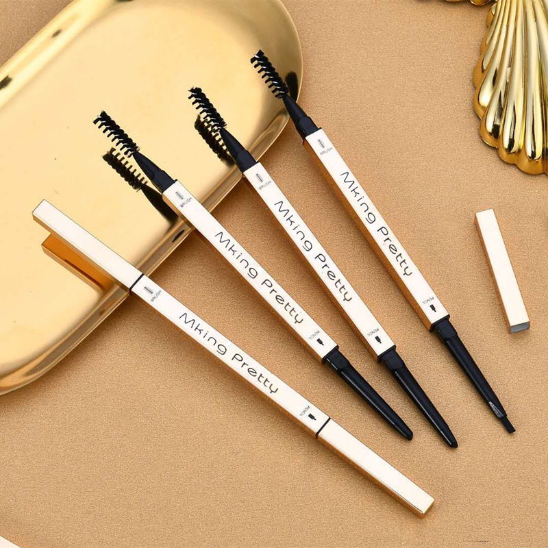 [Hàng mới về] Bút kẻ lông mày hai đầu dạng xoay chống thấm nước và chống thấm mồ hôi