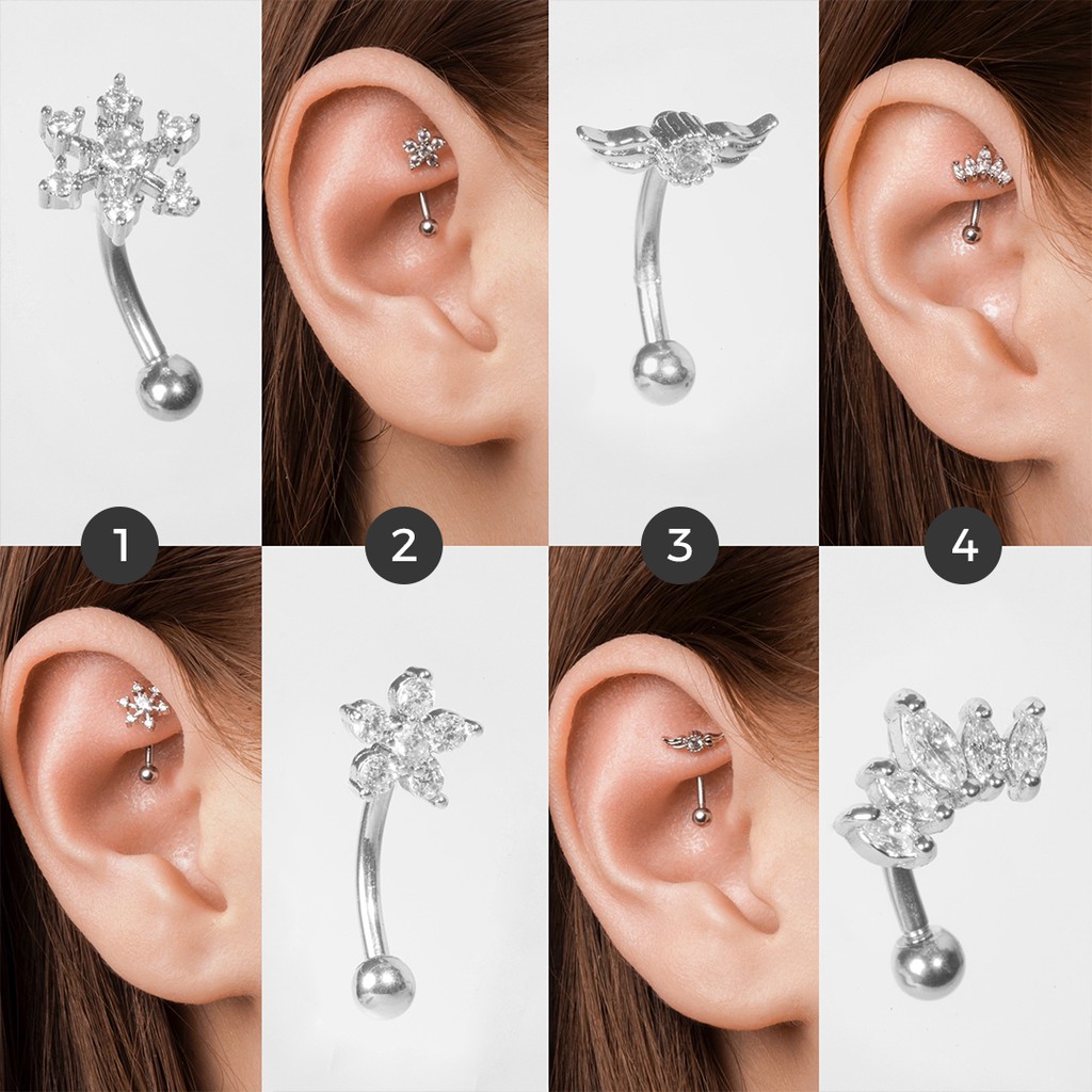 Khuyên tai đá lấp lánh