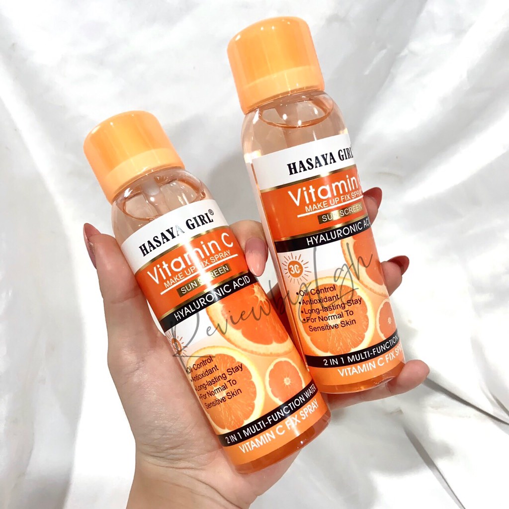 XỊT KHOÁNG KHÓA NỀN CHỐNG NẮNG VITAMIN C HASAYA GIRL THÁI LAN | BigBuy360 - bigbuy360.vn