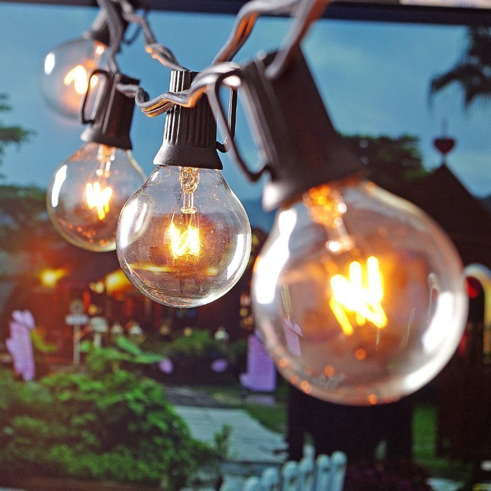 Dây đèn LED 20 bóng 6m hình cầu dùng để chiếu sáng và trang trí bữa tiệc