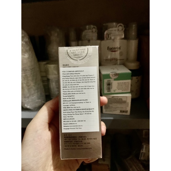 [HÀNG CHÍNH HÃNG Tinh Chất Serum Histolab Vita C Complex Ampoule 47% Làm Trắng Sáng Da