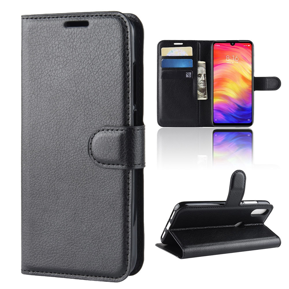 Bao da điện thoại dạng ví thời trang cho Xiaomi Redmi Note 7 / Redmi Note 7 Pro