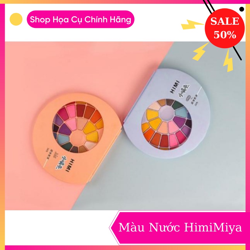 Màu Nước HimiMiya ⚡TẶNG KÈM CỌ⚡ màu nước thiết kế đẹp mắt, có màu tím và xanh pastel, tinh tế