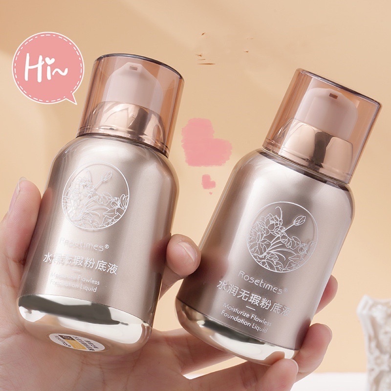 Kem Nền Che Khuyết Điểm Lâu Trôi Kiểm Soát Dầu BB Cream Làm Trắng Và Sáng Da Rosetimes