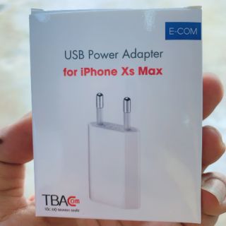 CỦ SẠC IPHONE XS MAX CHÂN DẸT CHÍNH HÃNG E_COM ( BẢO HÀNH 12 THÁNG )