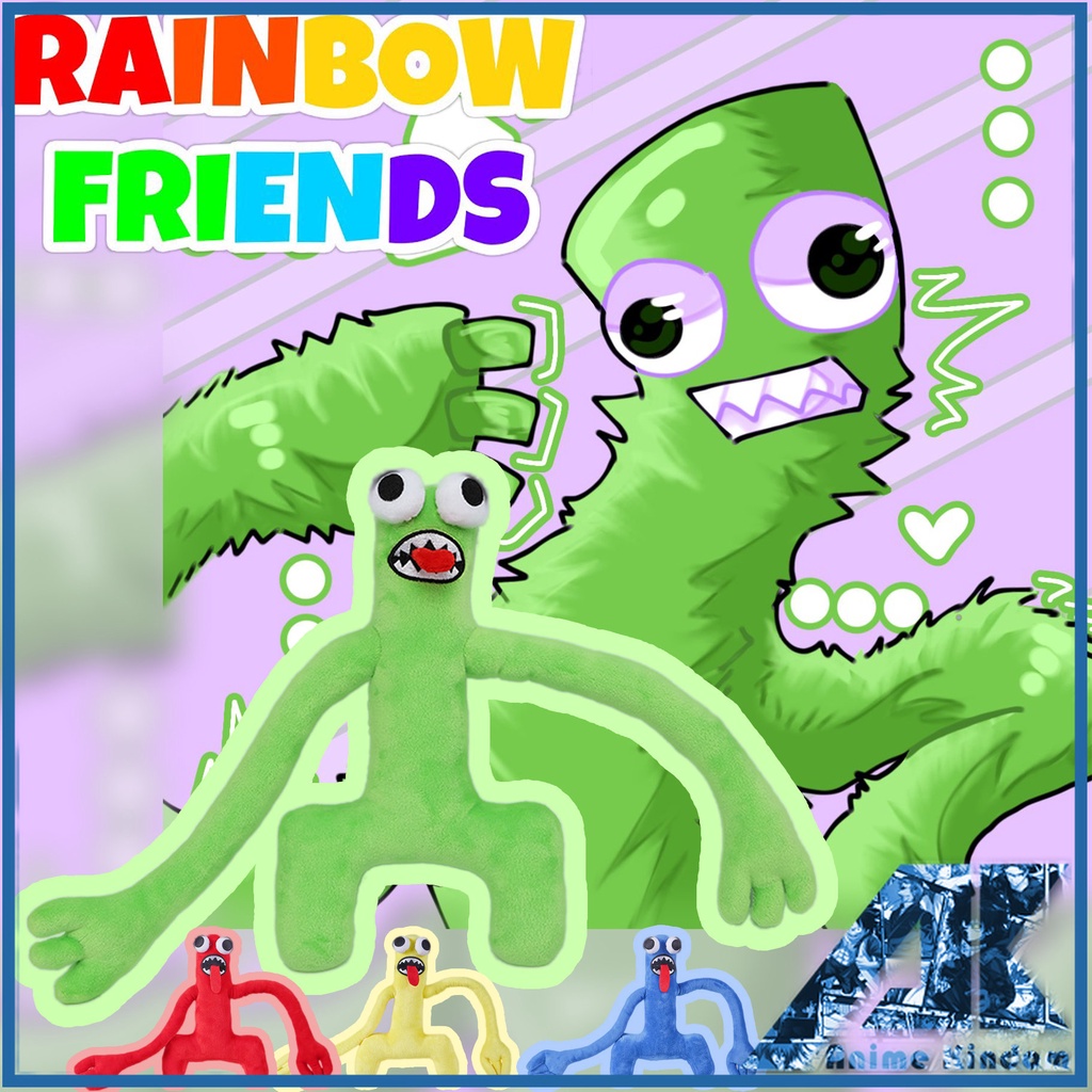 Roblox Rainbow Friends Búp Bê Đồ Chơi 30cm Chân Dài Màu Xanh Lá Cây Bằng Nhựa Dùng Làm Quà Tặng Sinh Nhật Cho