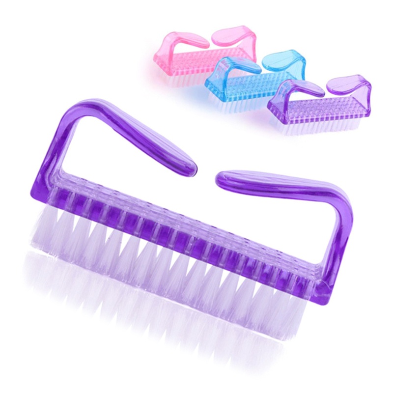 Bàn Chải Nhỏ Chà Rửa Móng Tay Mềm Nhiều Màu