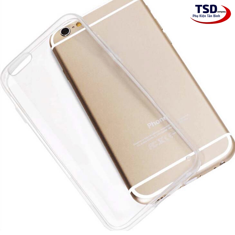 Ốp Lưng Silicon Cho iPhone Trong Suốt