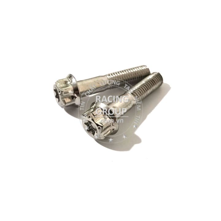 Ốc Salaya inox  8li25, 8li30, 8li40 đầu trụ gắn pát heo, gác chân và gắn nhiều vị trí trên xe