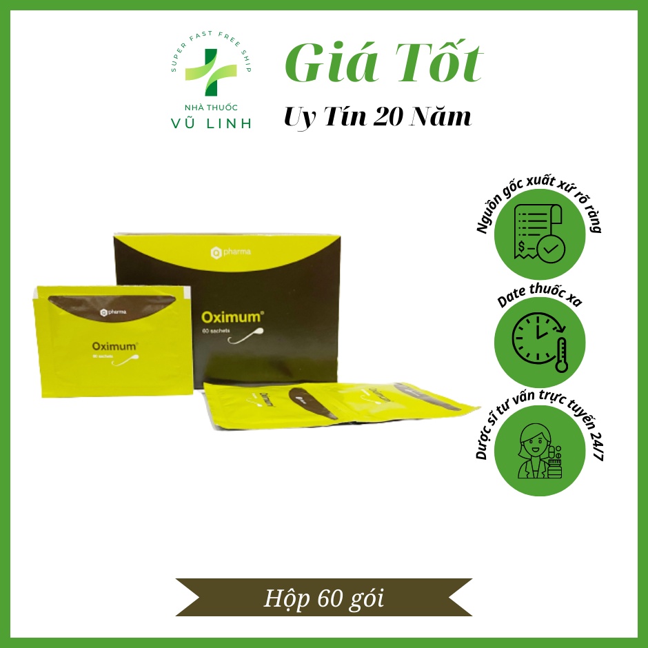 Oximum cải thiện chất lượng tinh trùng, hỗ trợ điều trị vô sinh ở nam giới
