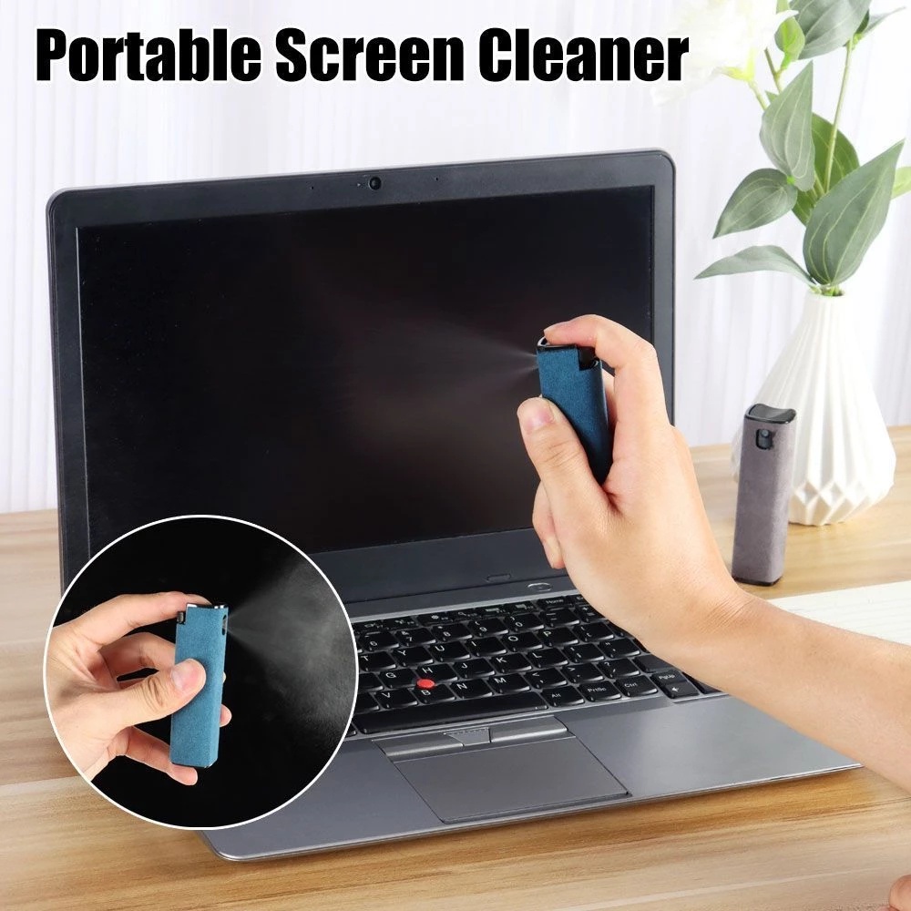 Bình Xịt Vệ Sinh Màn Hình Điện Thoại / Máy Tính / Màn Hình Máy Tính 3 Trong 1 Chống Dấu Vân Tay Tiện Dụng