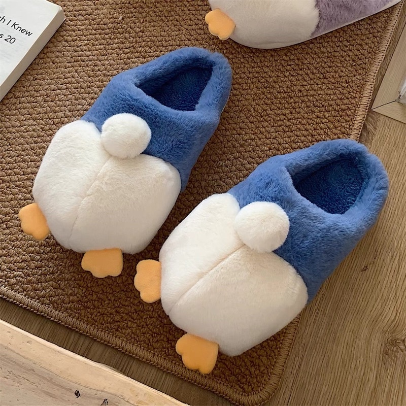 Dép bông cute đế xốp chống trơn đi được cả ngoài đường hàng sẵn