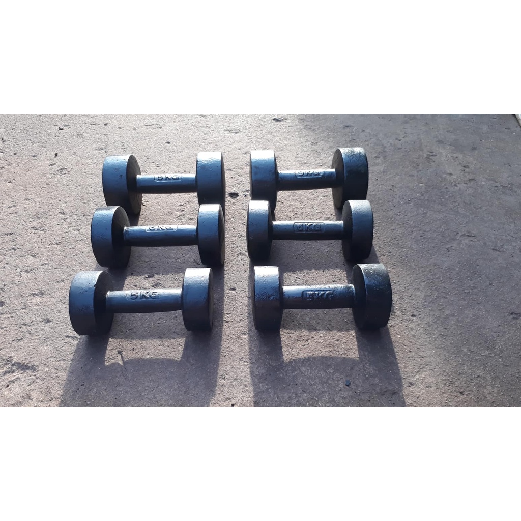 Cặp Tạ Tay Gang Đúc Nguyên Khối 8kg